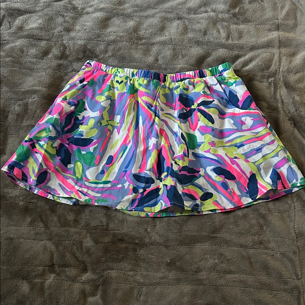 Girls Lilly Pulitzer Multicolor Abstract Skirt